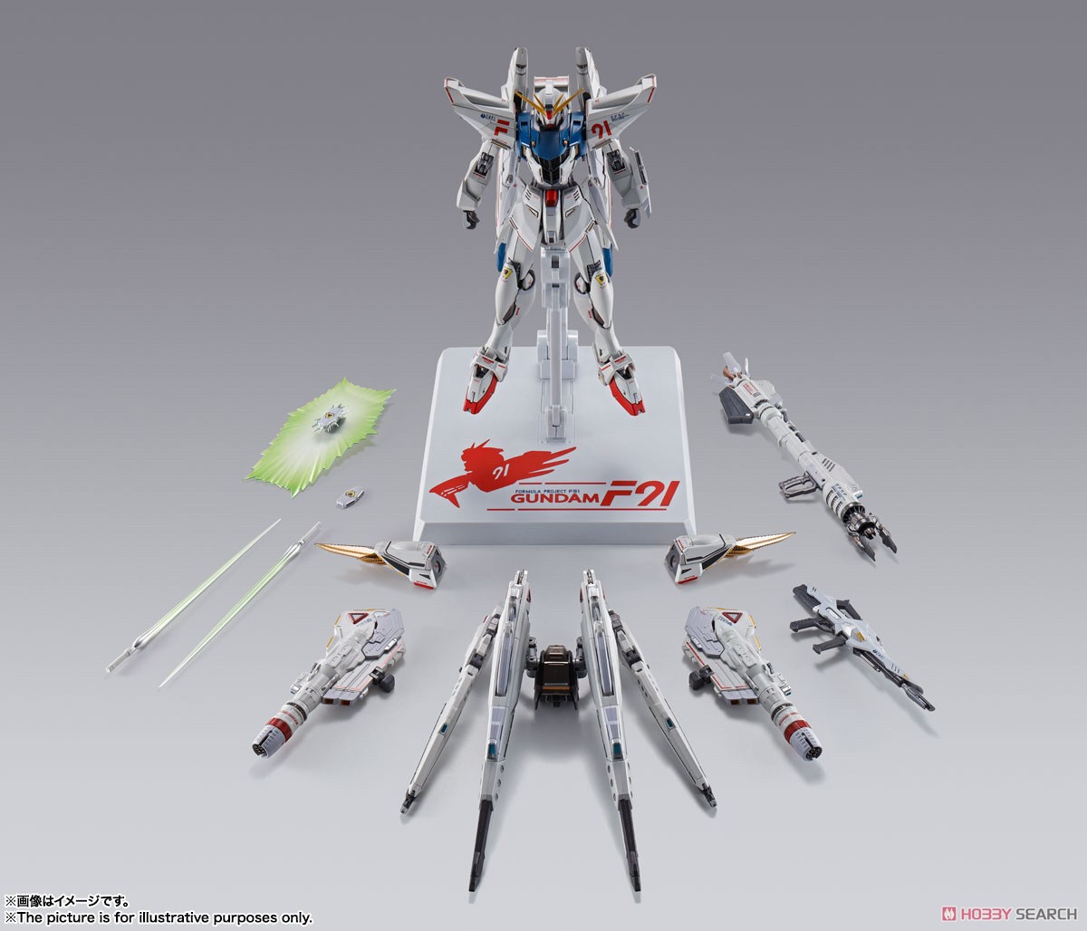 GUNDAM - Metal Build - Gundam F91 Chronicle White Ver. by Bandai