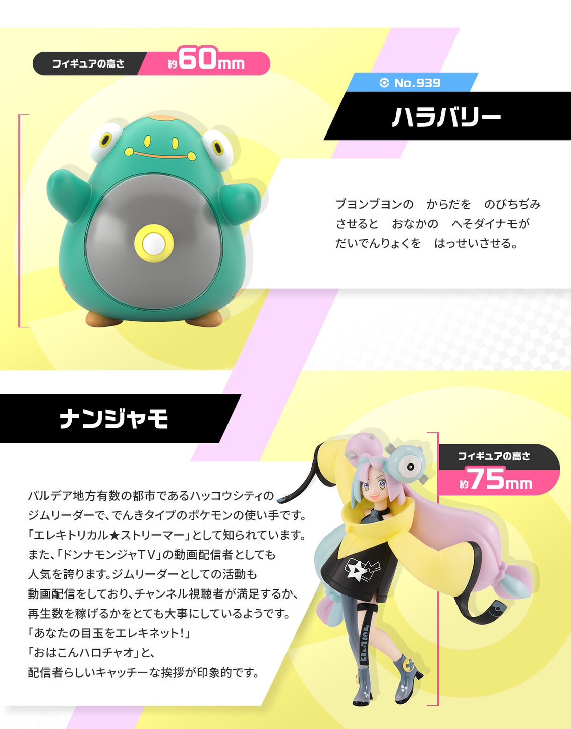 PRE-ORDER : Pokemon Scale World Paldea Region Nanjyamo & Harabarie