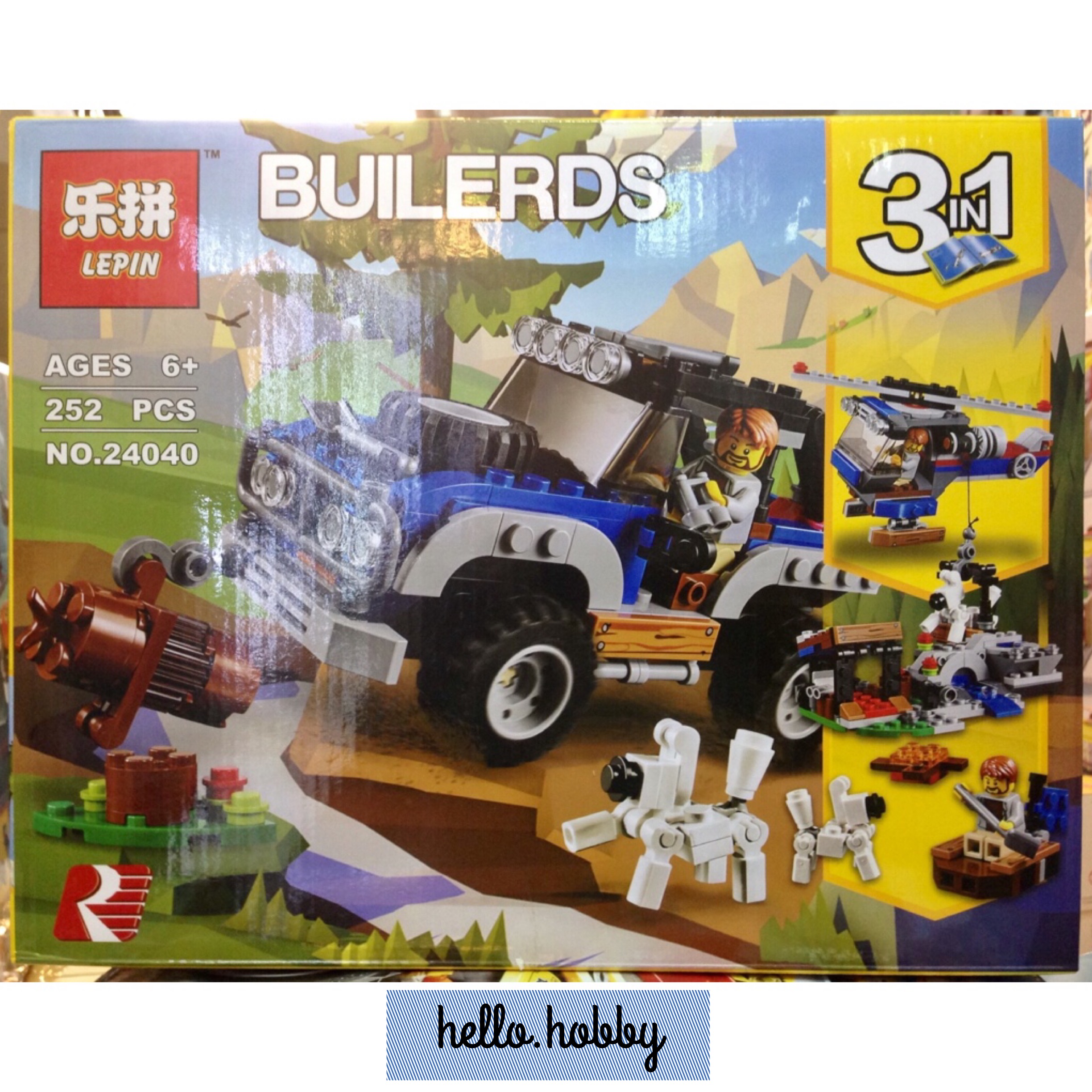 LEPIN 24040 Creator 3-in-1 Outback Adventures 252pcs