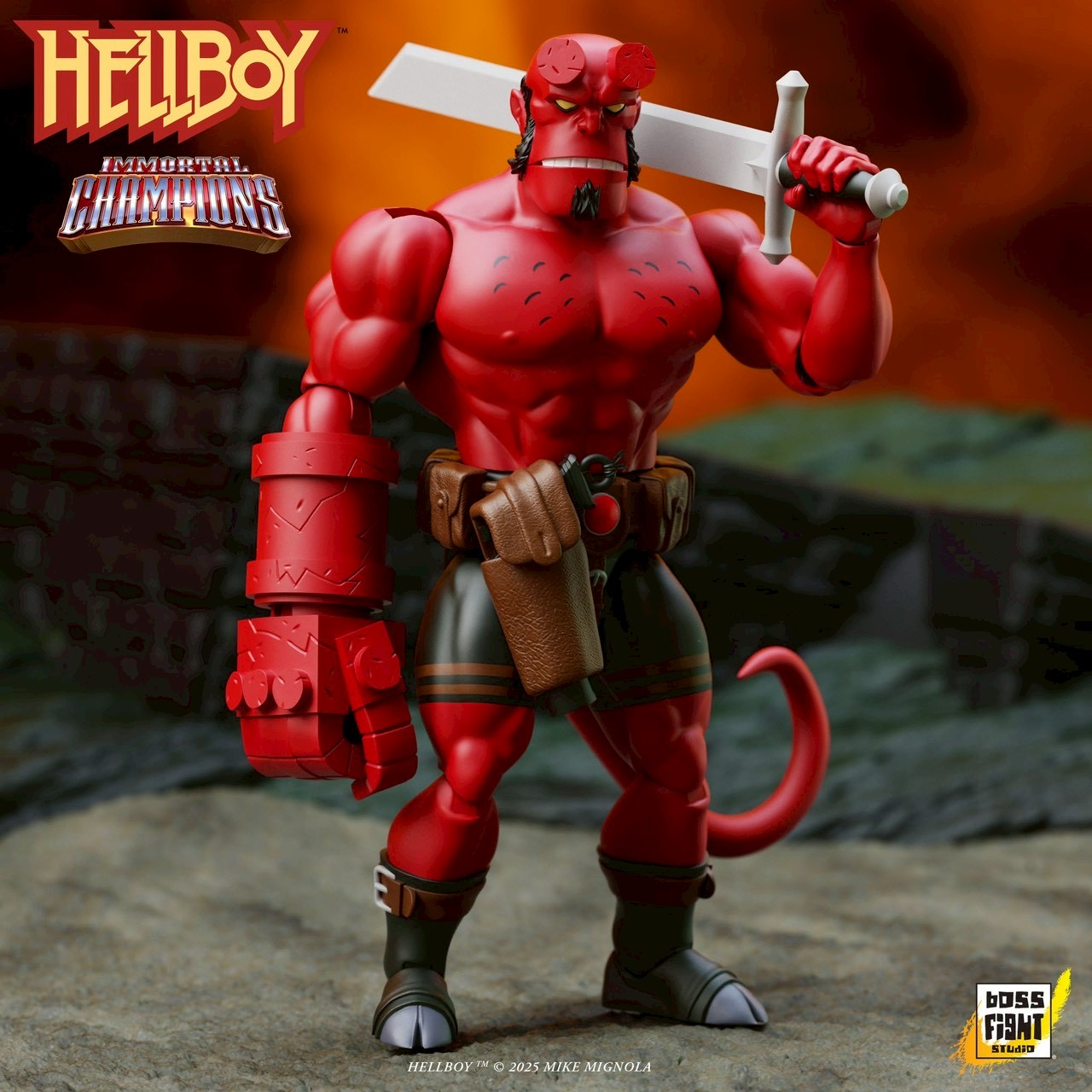 Pre-order : Hellboy Immortal Champions Figure by Boss Fight Studio