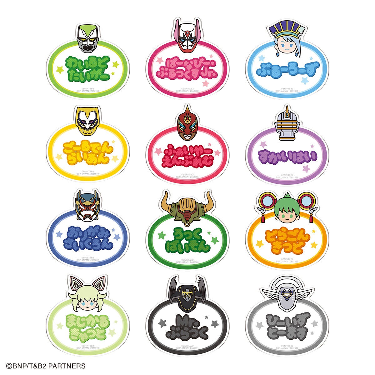 PRE-ORDER : TIGER & BUNNY 2 Hero Name Badge (Small/Big)
