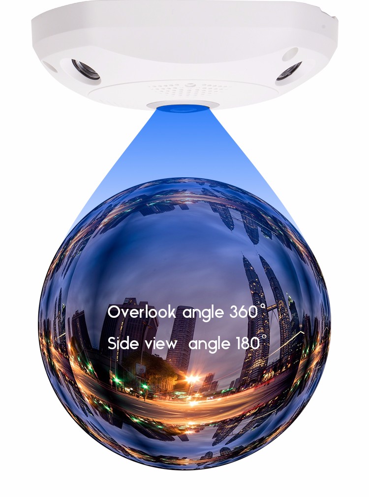 P2P VR 360 Degree Camera IP Camera