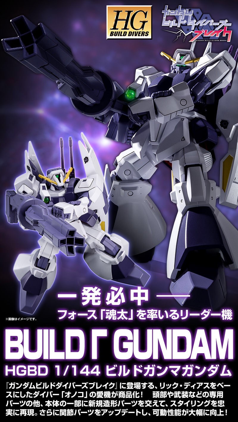 PRE-ORDER : HGBD:B 1/144 BUILD GAMMA GUNDAM Plastic Model