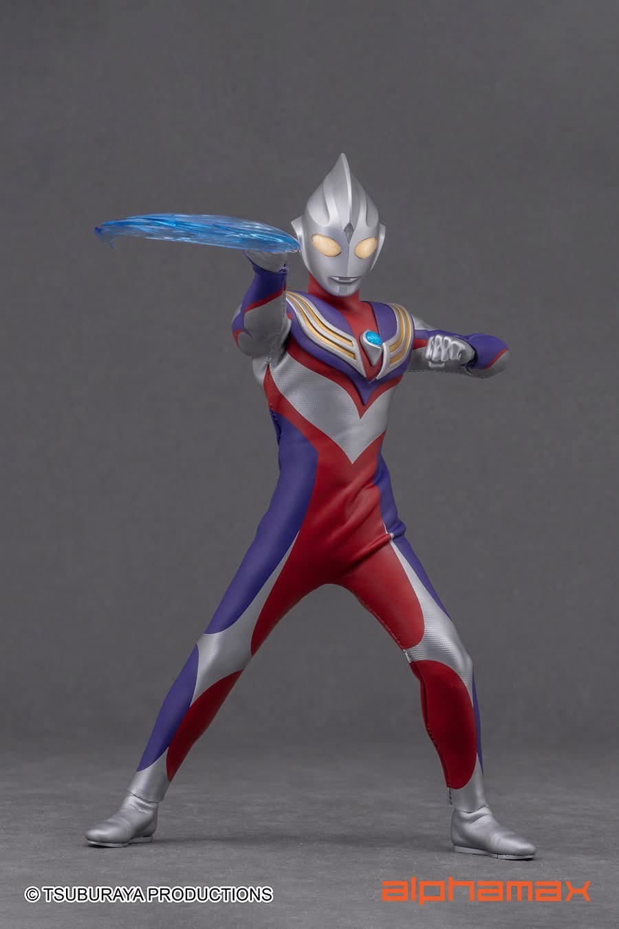 Pre-order : Ultraman Tiga Multi Type 2.0 1/12 Scale Action Figure by Alphamax