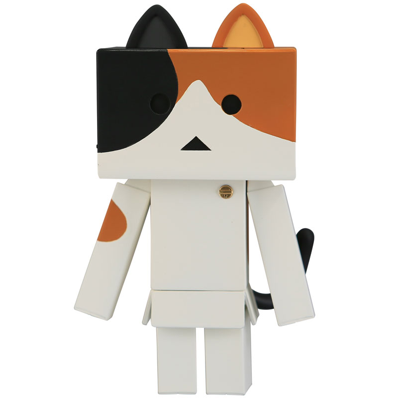 $ SOFUBI TOY BOX 006A Nyanboard [Calico] Sofubi Figure