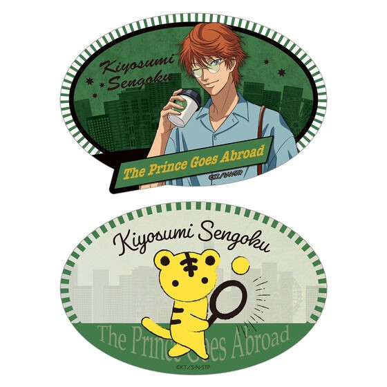 PRE-ORDER : New Prince of Tennis The Prince Goes Abroad Luggage Sticker Set