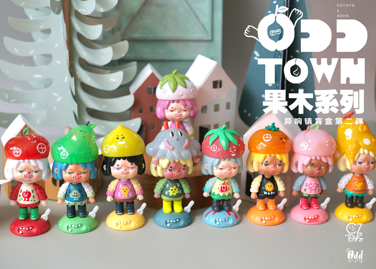 Odd Town Fruit Series By CZTOYS x ASHA (Set of 8+1secret)