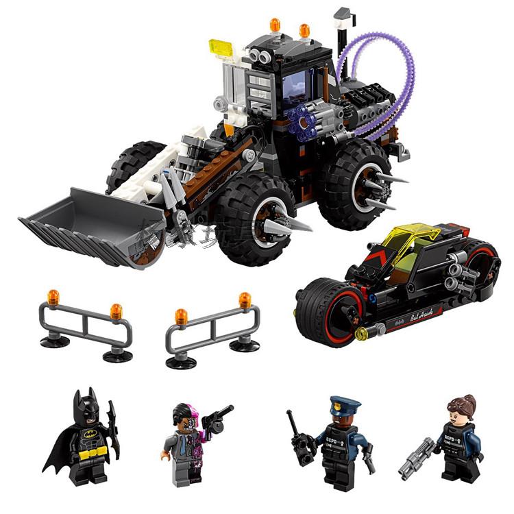 Bela 10738 Batman Two-Face Double Demolition 588pcs