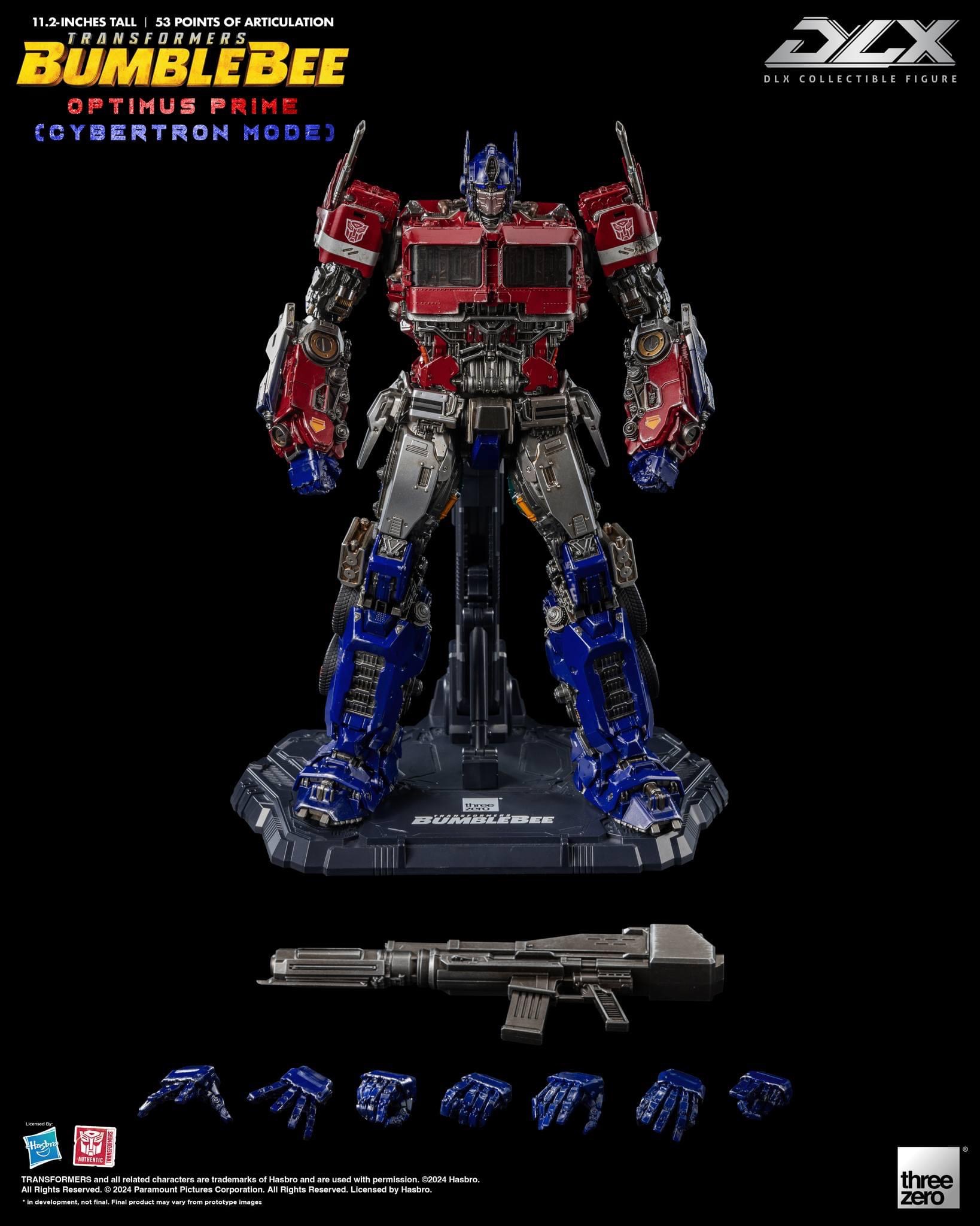 Pre-order : Transformers: Bumblebee DLX Optimus Prime (Cybertron Mode) by ThreeZero
