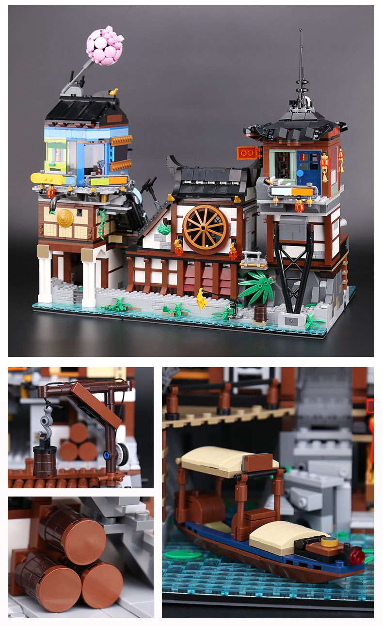Lepin 06083 Ninjago City Docks 3979pcs
