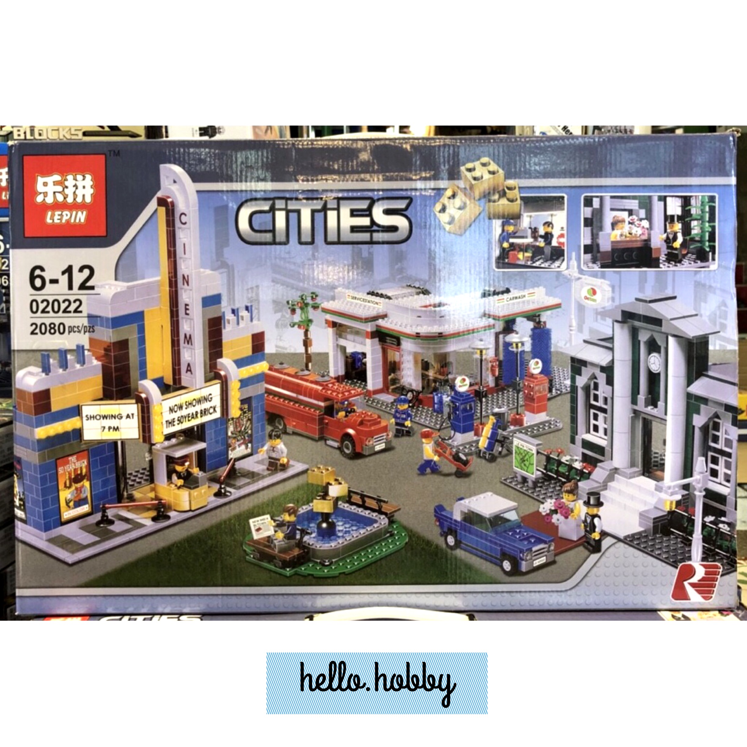 Lepin 02022 Town Plan 2080pcs