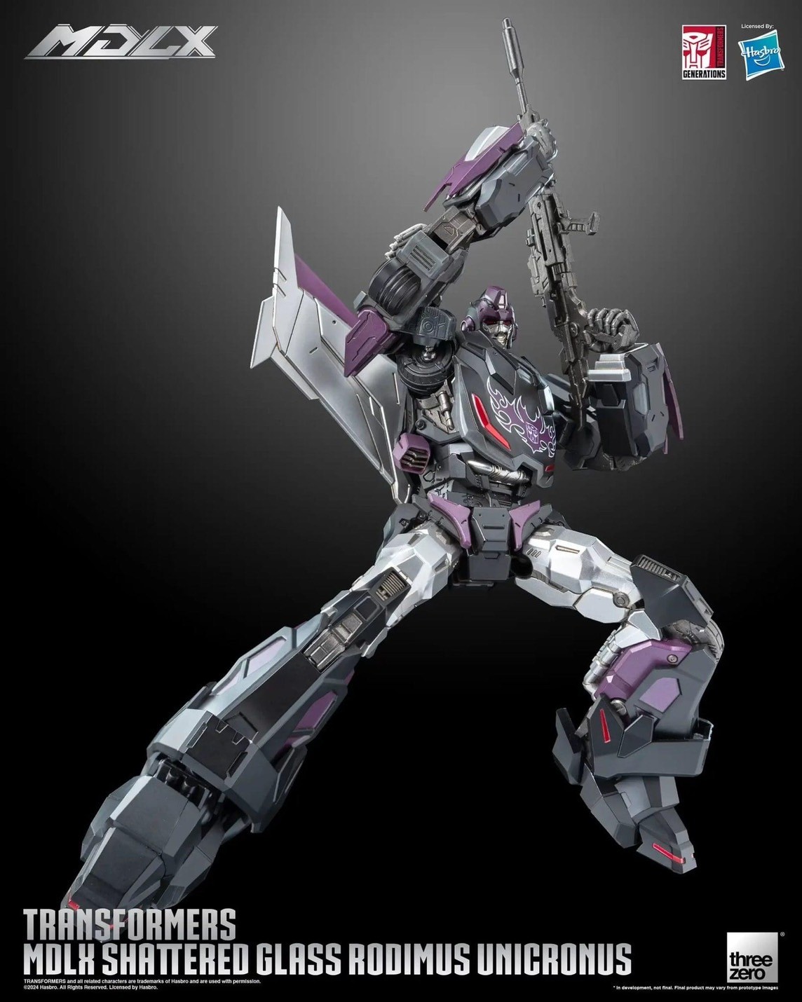 Pre-order : Transformers MDLX Shattered Glass Rodimus Unicronus by ThreeZero