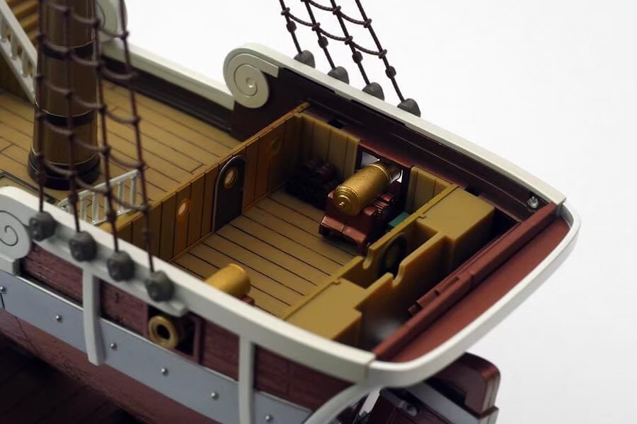 CHOGOKIN GOING MERRY -ONE PIECE 20TH ANNIVERSARY PREMIUM COLOR VER.- by Bandai (มือ1 แกะเชค มีตำหนิระเบียงหักจากโรงงาน)
