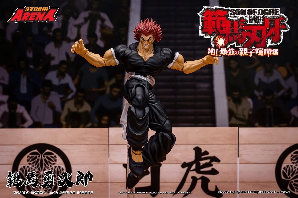 Pre-order : STORM ARENA Baki Hanma: Son of Ogre Yujiro Hanma 1/12 Scale Action Figure by Storm Collectibles