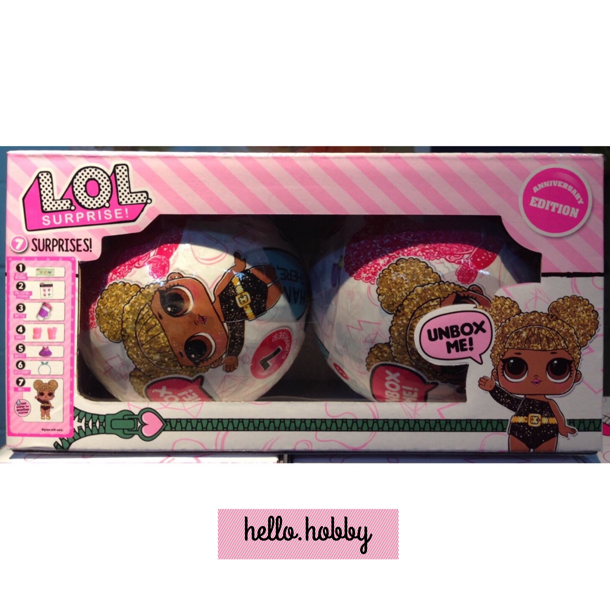 Surprise Egg L.O.L Surprise! Anniversary Edition Glitter Series (Set of 2)
