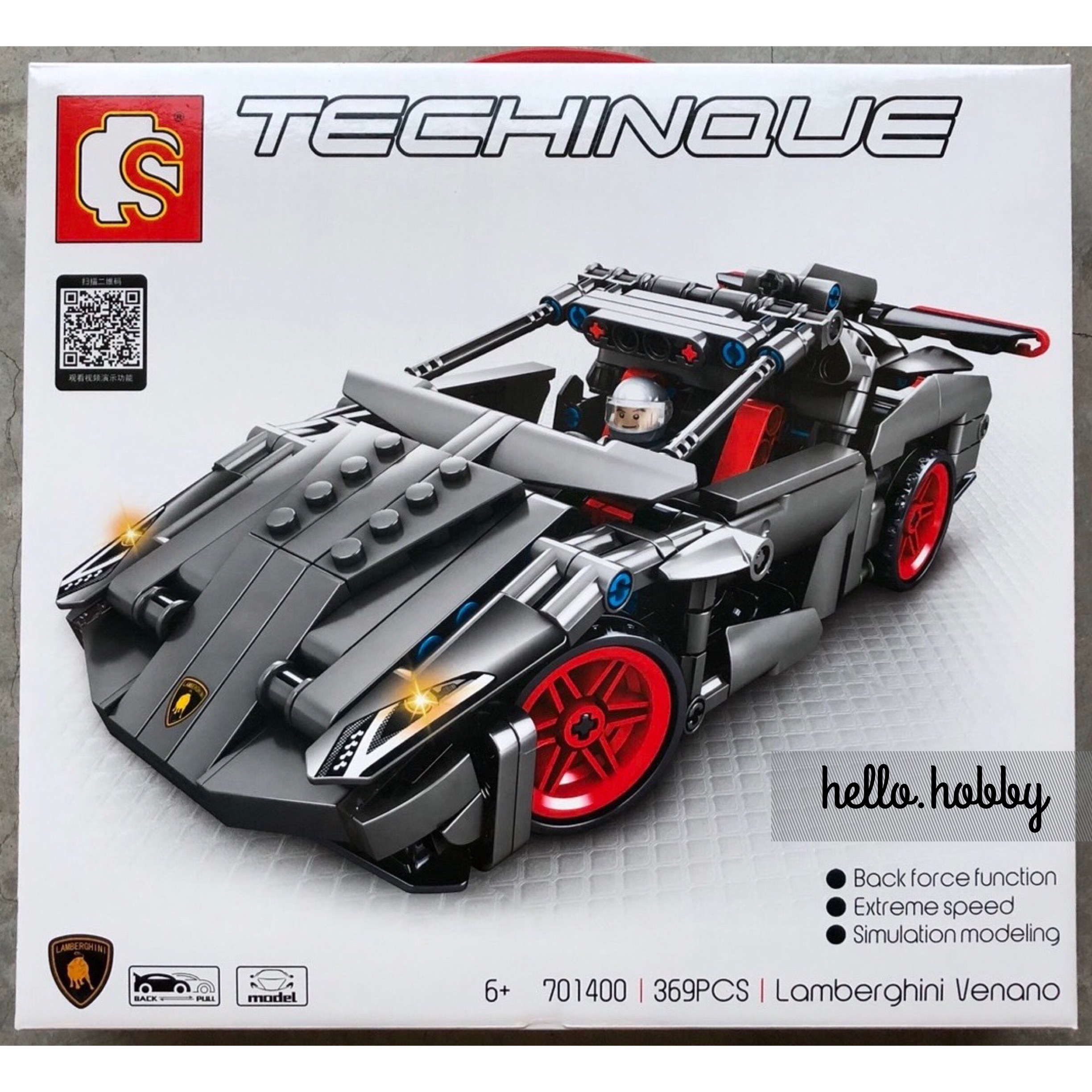 SY 701400 Lamberghini Venano 369pcs