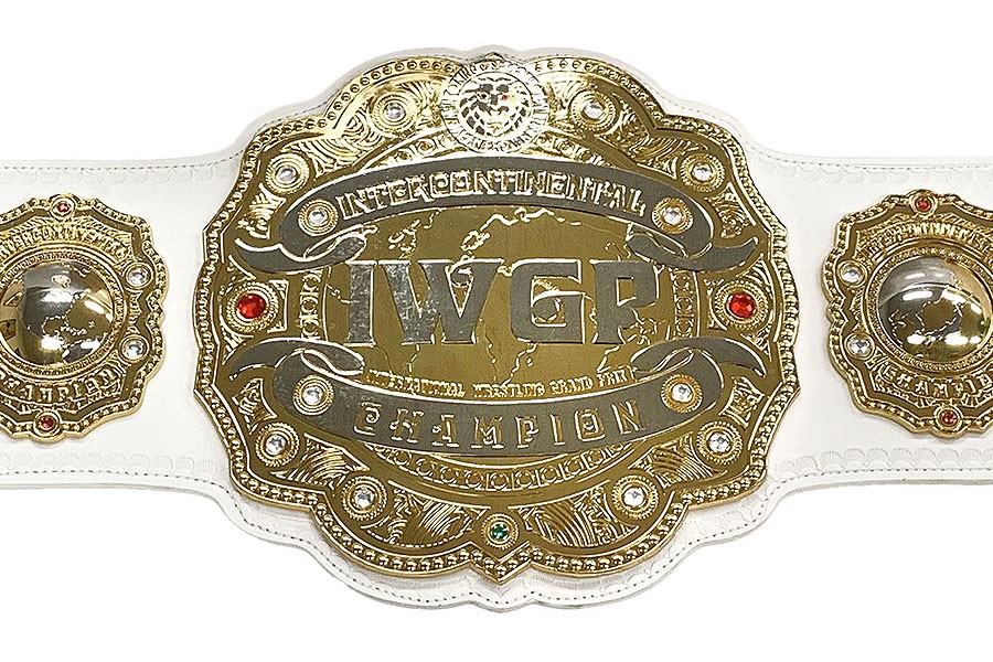 Pre-order : NEW JAPAN PRO-WRESTLING Replica Belt 2nd Generation IWGP Intercontinental Championship by 16 directions