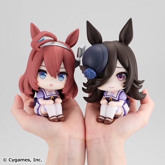 PRE-ORDER : Rukappu Uma Musume Pretty Derby Mihono Bourbon & Rice Shower Set [with bonus original mini cushion]