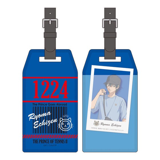 PRE-ORDER : New Prince of Tennis The Prince Goes Abroad Luggage Tag with Illustration Sheet