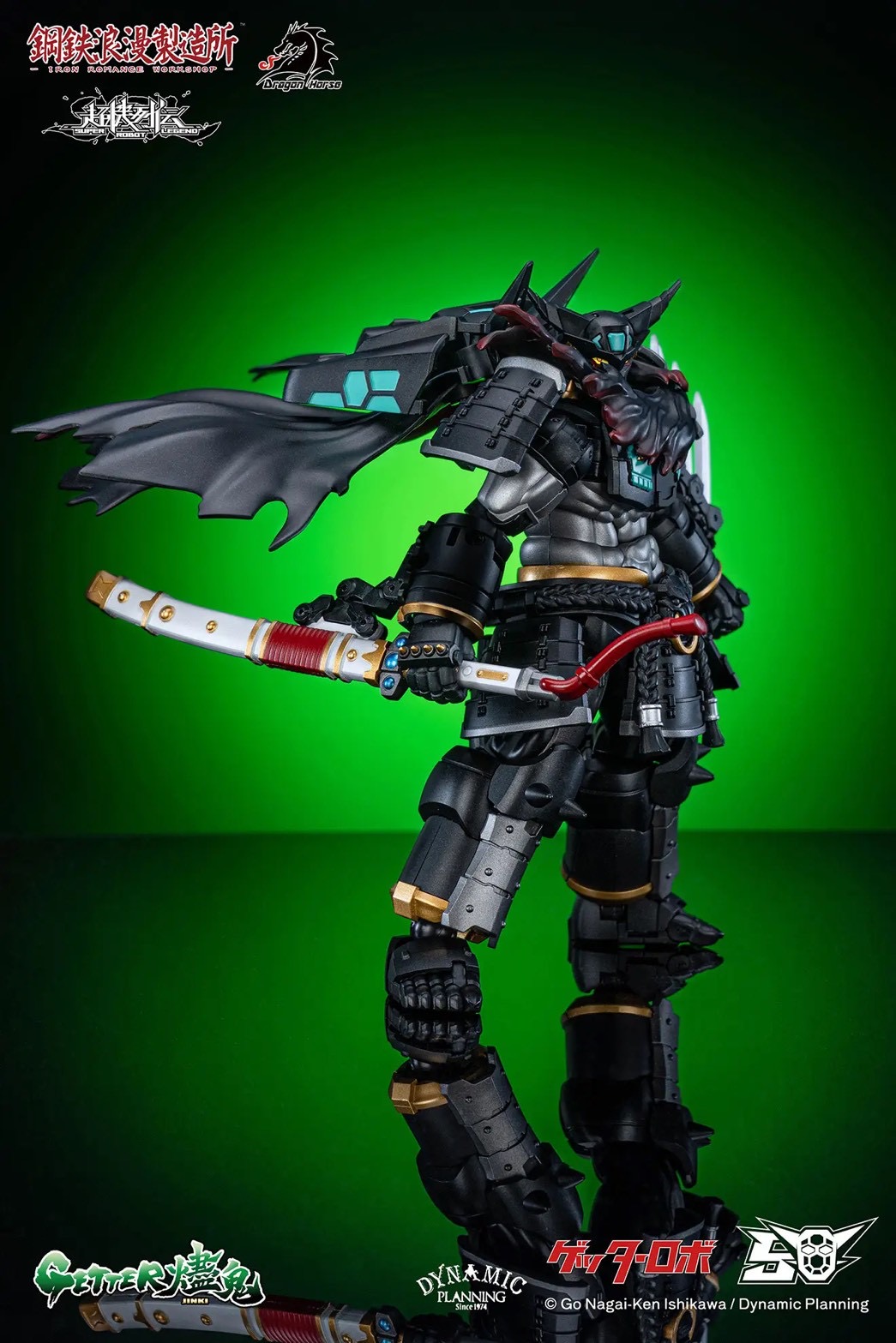 Super Robot Legend - Black Getter JINKI Deformable Movable Figure by Dragon Horse x Iron Romance Workshop