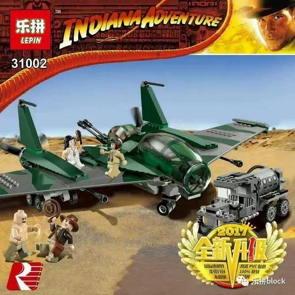 Lepin 31002 Indiana Adventure Fight On The Flying Wing 401pcs