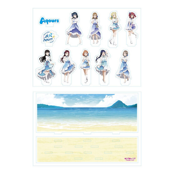 PRE-ORDER : Love Live! Sunshine!! Uranohoshi Girls' High School Store Aqours 9th Anniversary Acrylic Diorama