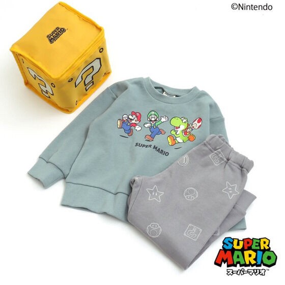 PRE-ORDER : Super Mario Room Wear with Hatena Block Type Box