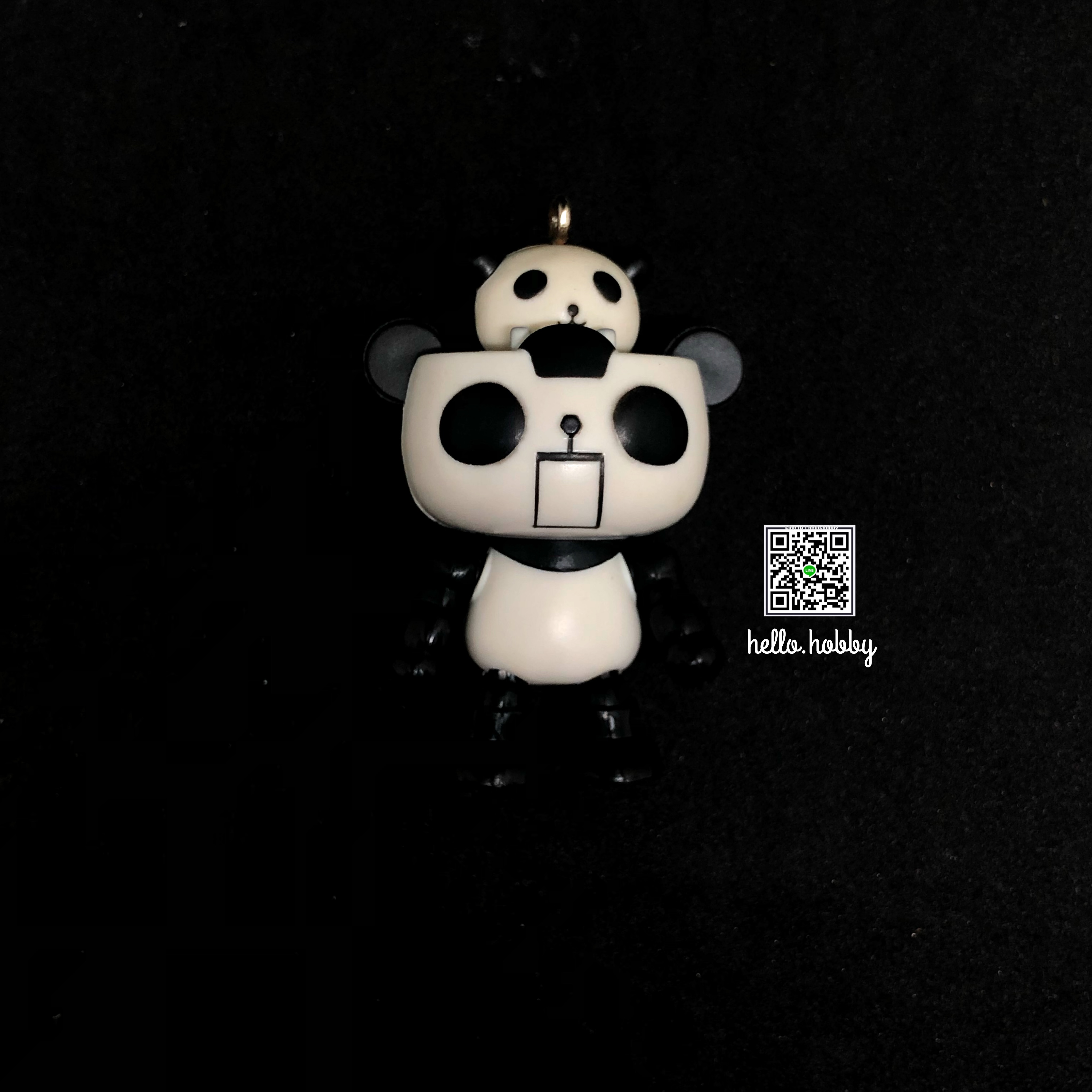 Gashapon พวงกุญแจ : Panda-Z: The Robonimation Movable Puppets Gashapon Keychain by Bandai (Set of 5)