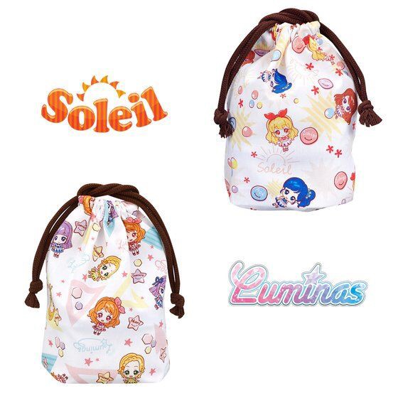 PRE-ORDER : Aikatsu! Style Unit Total Pattern Drawstring (Small)