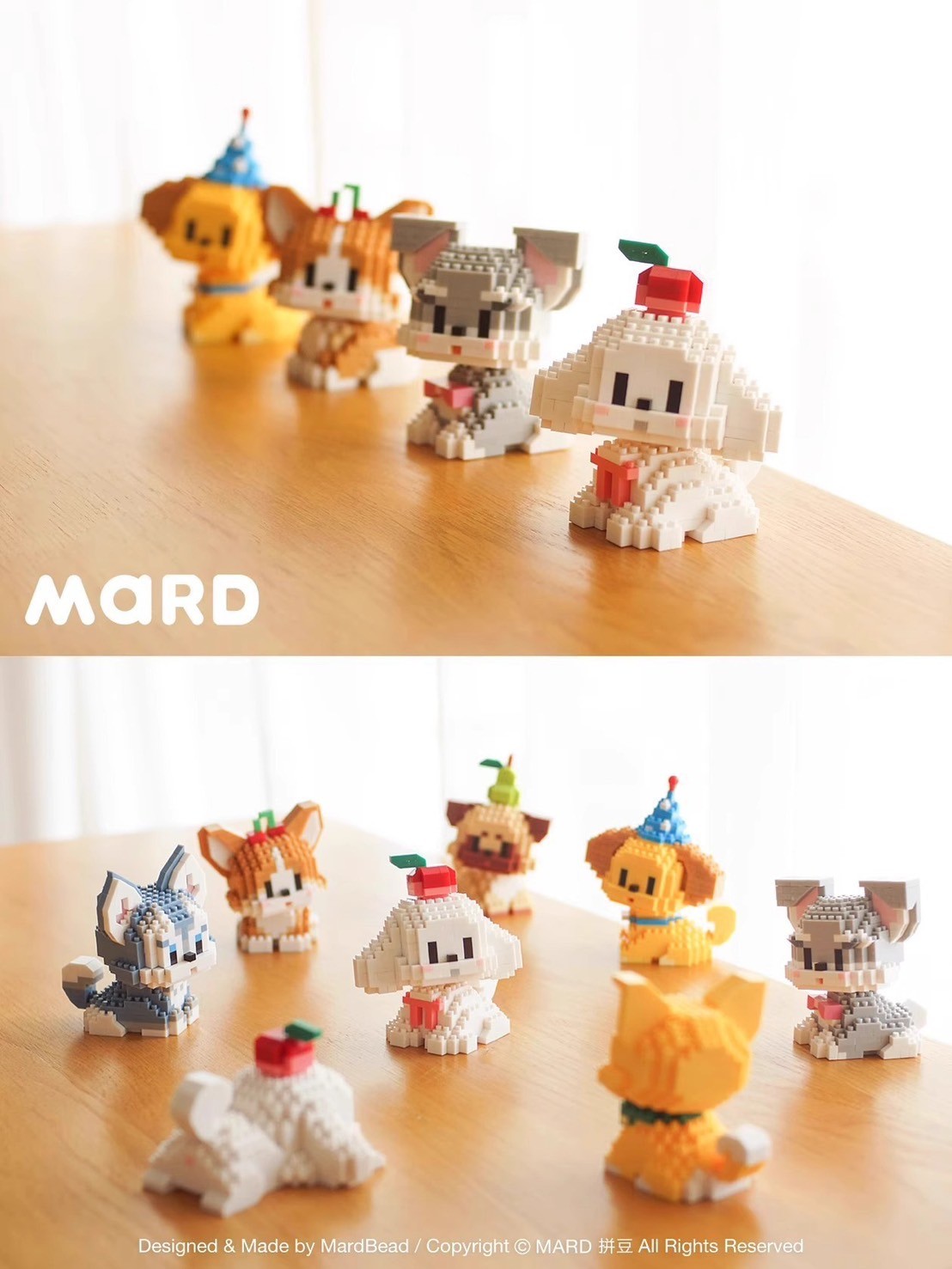 ตัวต่อนาโนไซส์ L - Pan nie x Mard 6067 My Little Dog