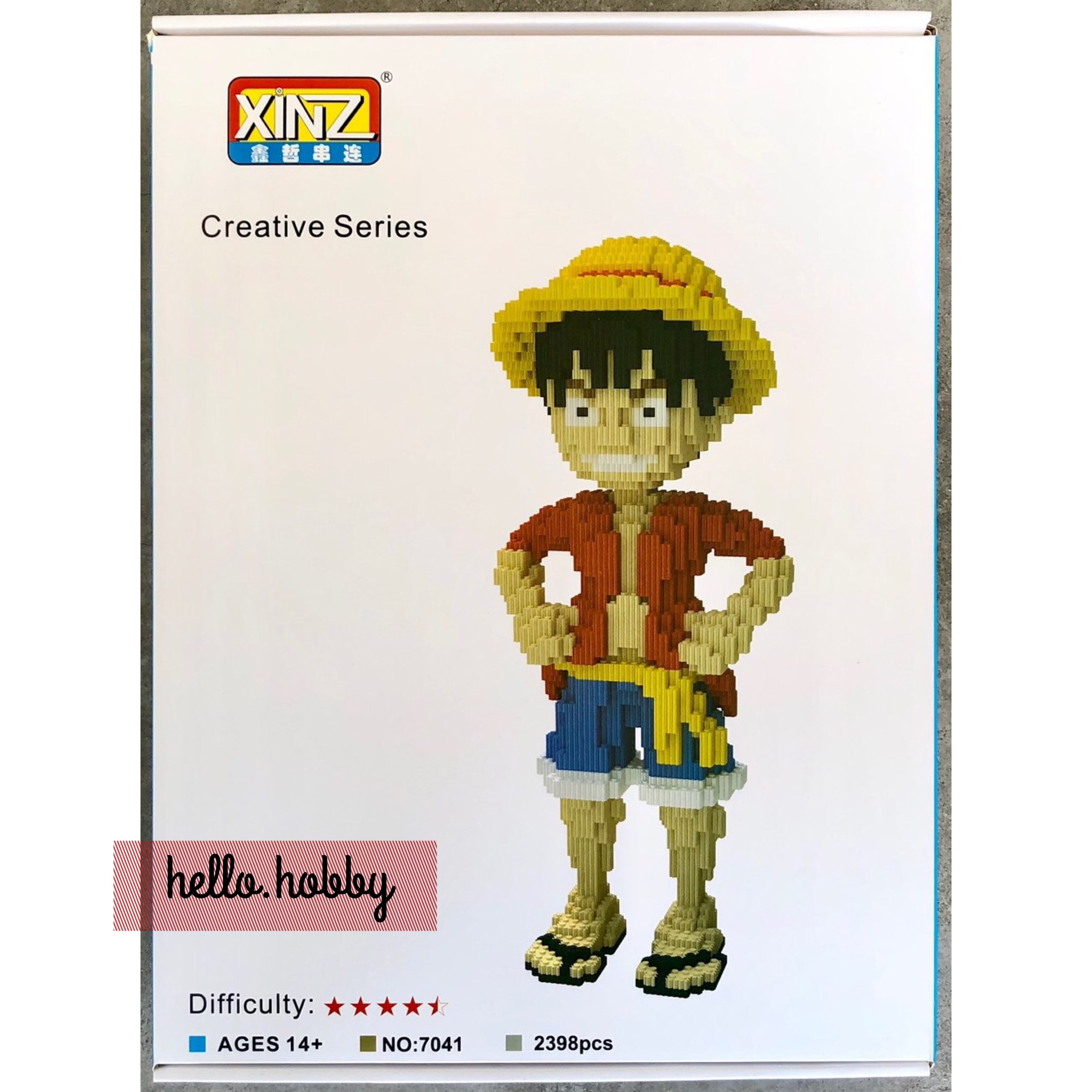 Xinz 7041 One Piece Monkey D Luffy 2398pcs (แบบเฟือง)