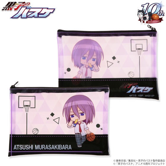PRE-ORDER : Kuroko's Basketball Clear Pouch (After School Basketball Ver.) (7 types in total)