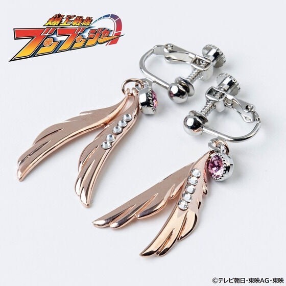 PRE-ORDER : Bakuage Sentai Boonboomger Bun Pink/Mira Shifuto Earrings