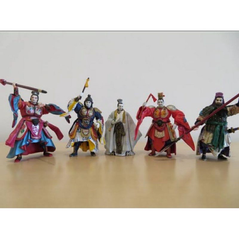 ฟิกเกอร์ สามก๊ก Kihachiro Kawamoto Romance of the Three Kingdoms Figure Collection vol. 1-2 (Set of 5) by Kaiyodo