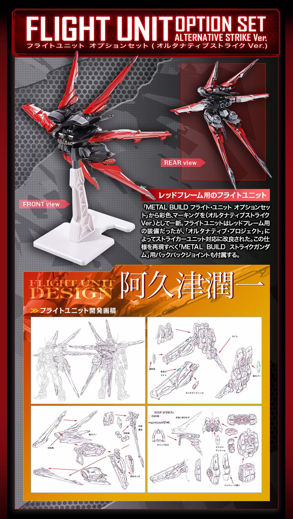 PRE-ORDER : METAL BUILD FLIGHT UNIT OPTION SET (ALTERNATIVE STRIKE VER.)