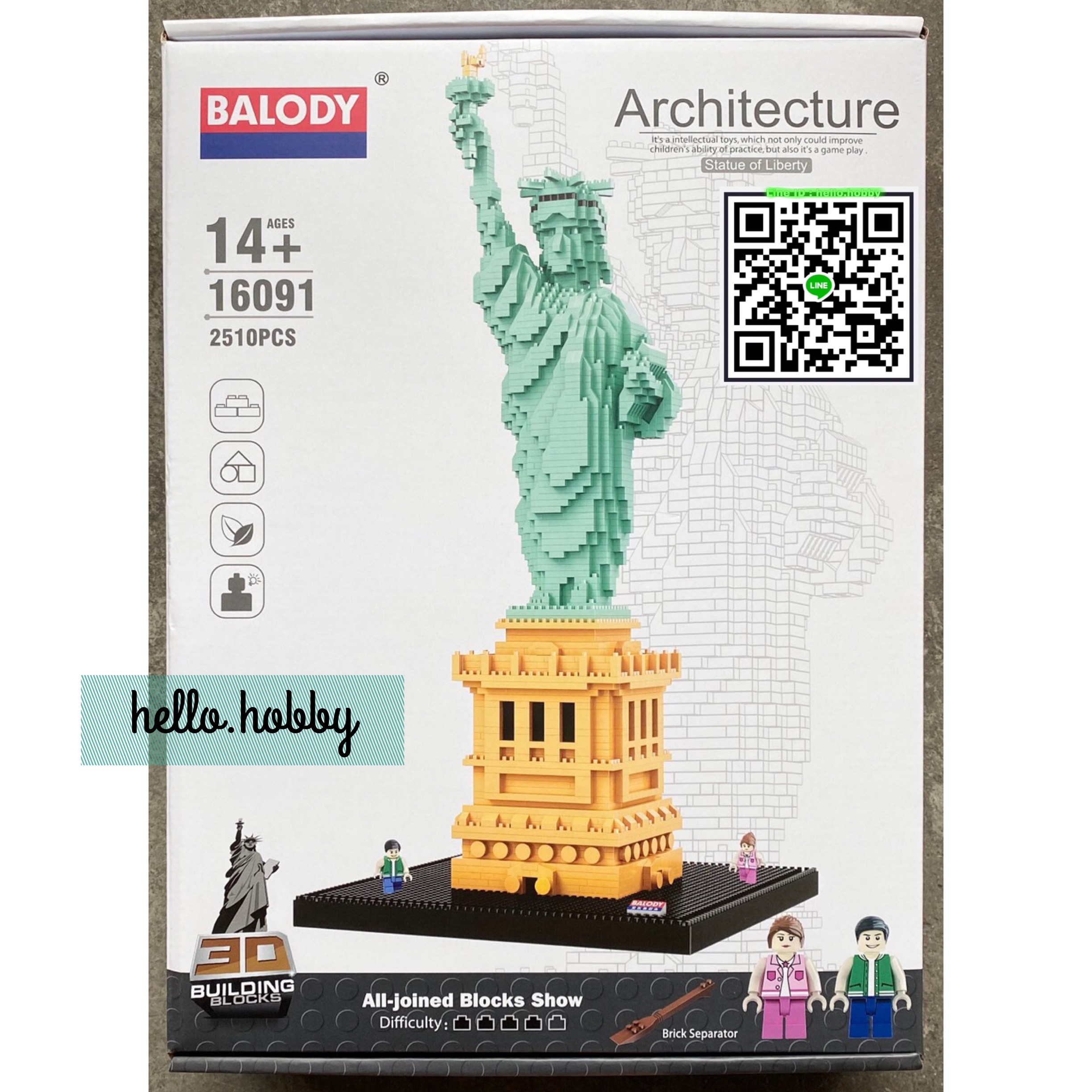 Balody 16091 Statue of Liberty 2510pcs