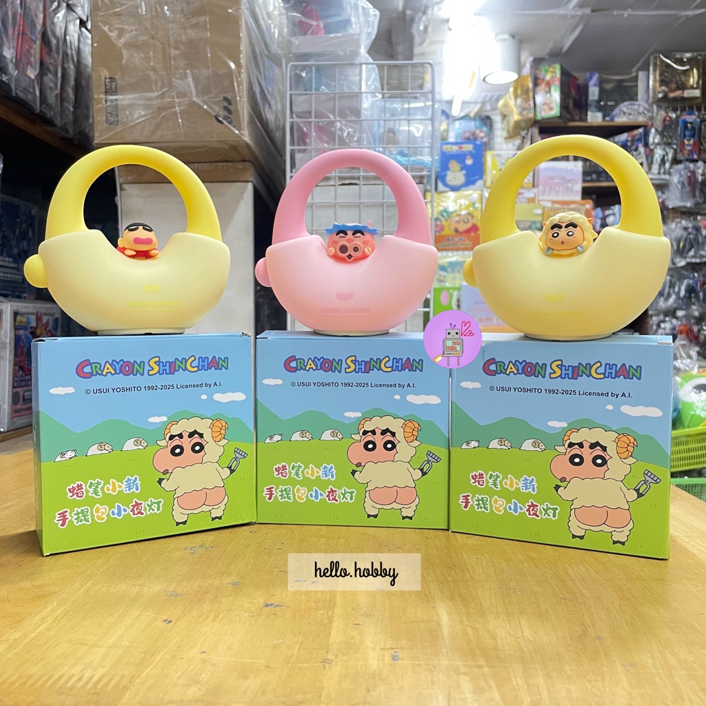โคมไฟชินจัง ลิขสิทธิ์แท้ - Crayon Shinchan Handheld Lantern Good Night Series LED Lamp