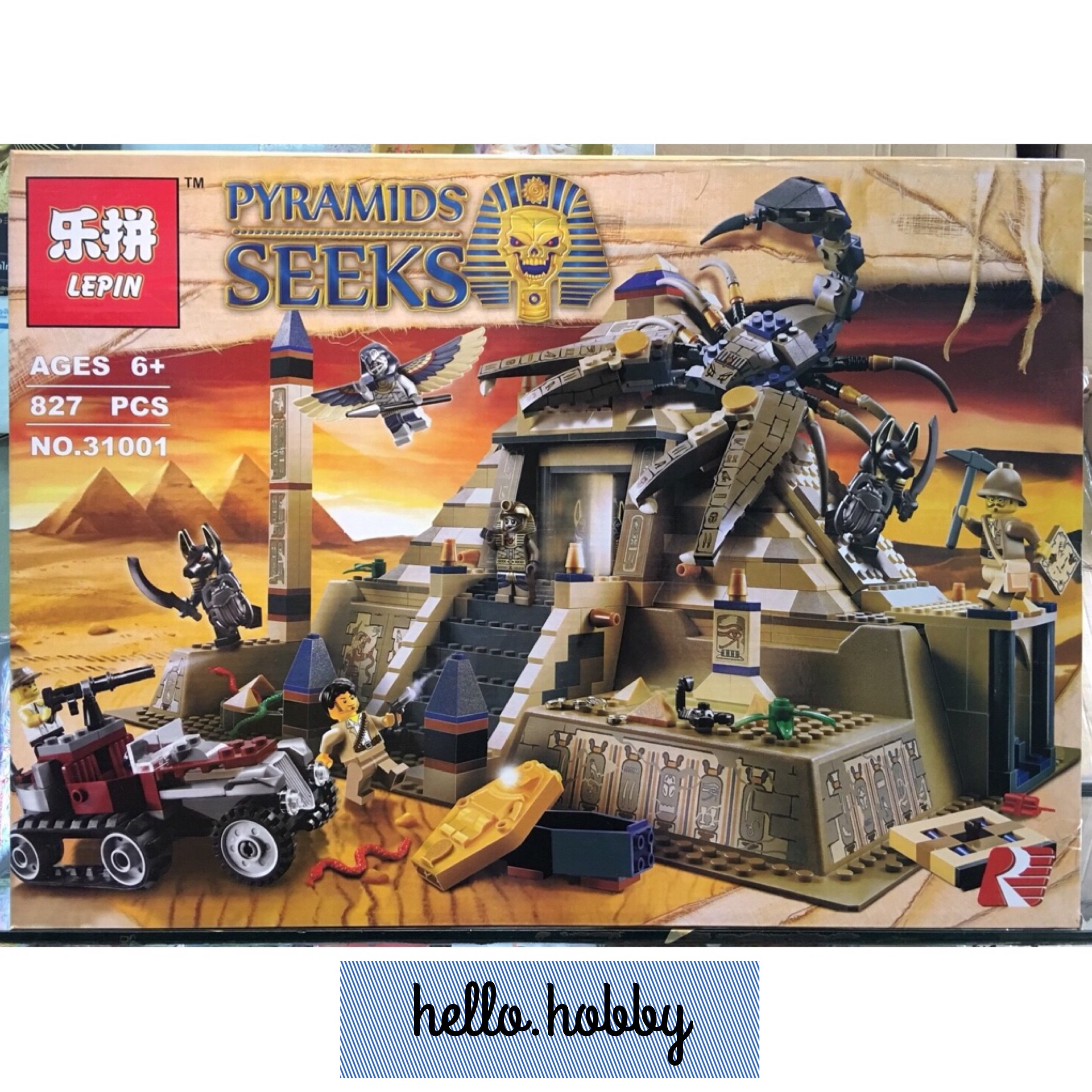 Lepin 31001 Pharaoh’s Quest - Scorpion Pyramid 822pcs