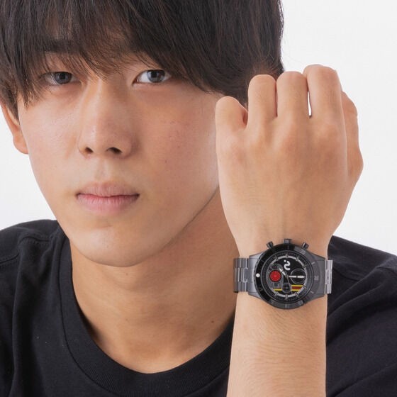 PRE-ORDER : Showa Kamen Rider Chronograph Watch [Live Action Watch] [BLACK・Shadow Moon]