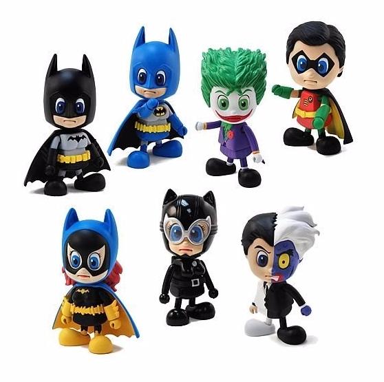 Batman Mini Cosbaby by Hot Toys (Set of 7)