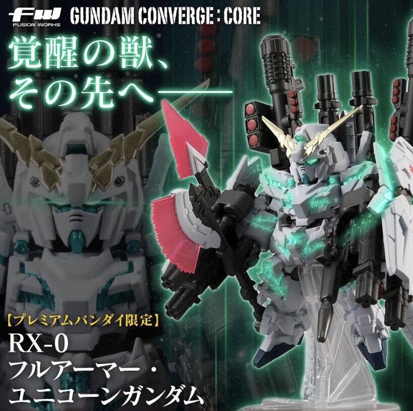 PRE-ORDER : FW Gundam Converge : CORE Unicorn Full Armor