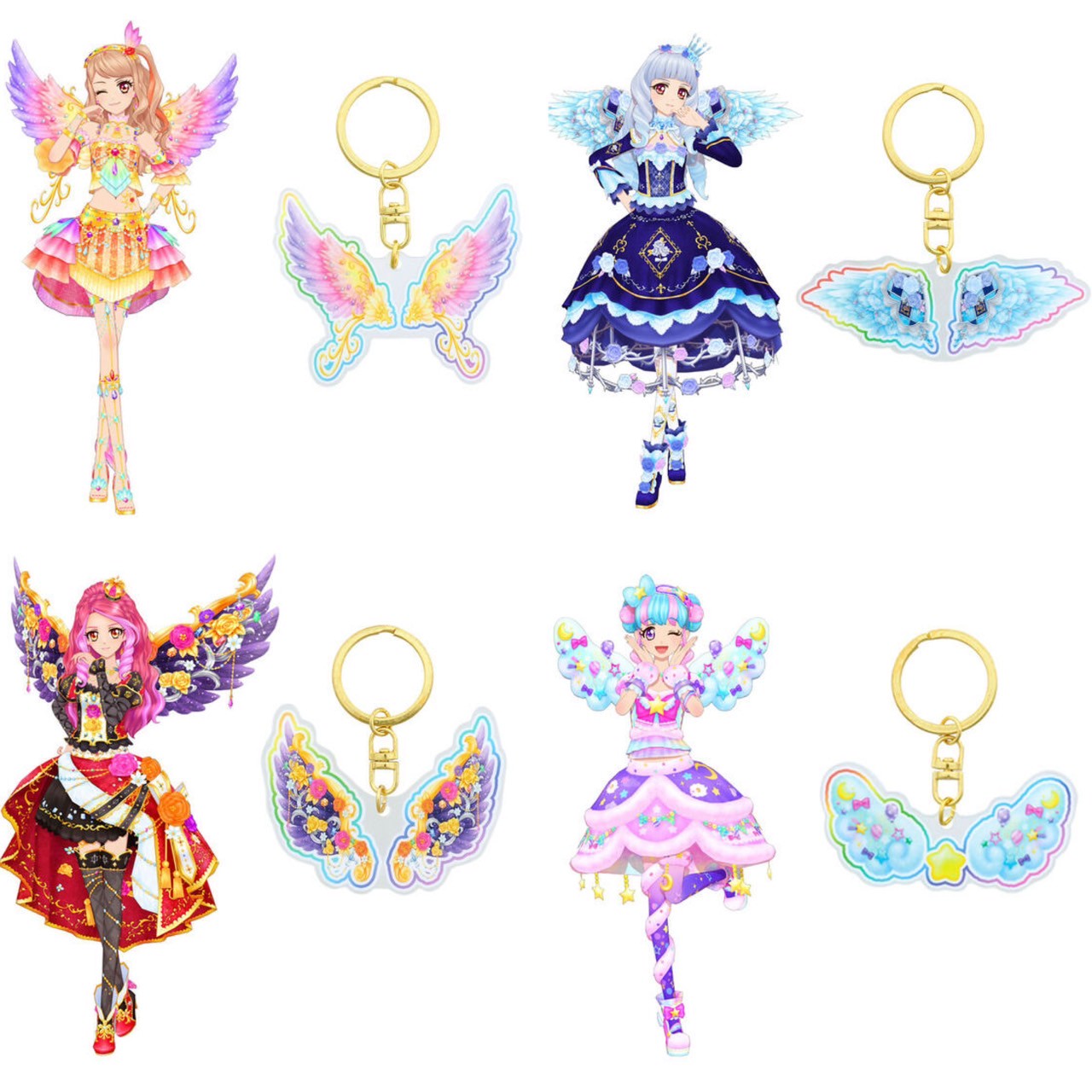 PRE-ORDER : Aikatsu! Charm & Keychain