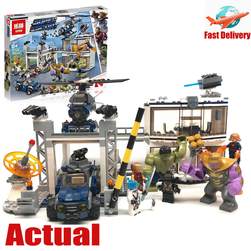 Lepin 07123 Avengers Compound Battle 783pcs