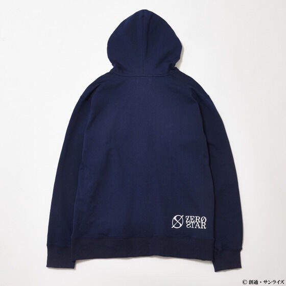 PRE-ORDER : STRICT-G ZERO STAR "Mobile Suit Gundam" Zip Hoodie WHITE BASE