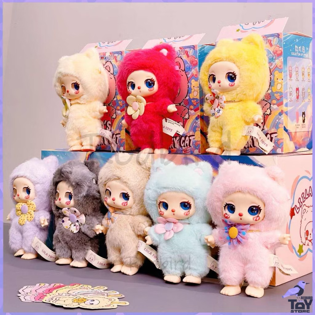 ตุ๊กตาพวงกุญแจ Lilla’s Lucky Cat Plush Toy Series by Leboo Studio