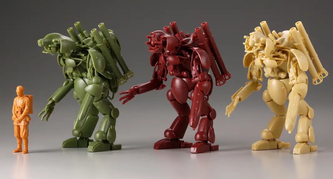 Pre-order : 1/35 ARTPLA Maschinen Krieger FINAL HUND SET & Jerry Can Man (2026 Reissue) Plastic Model Kit by Kaiyodo