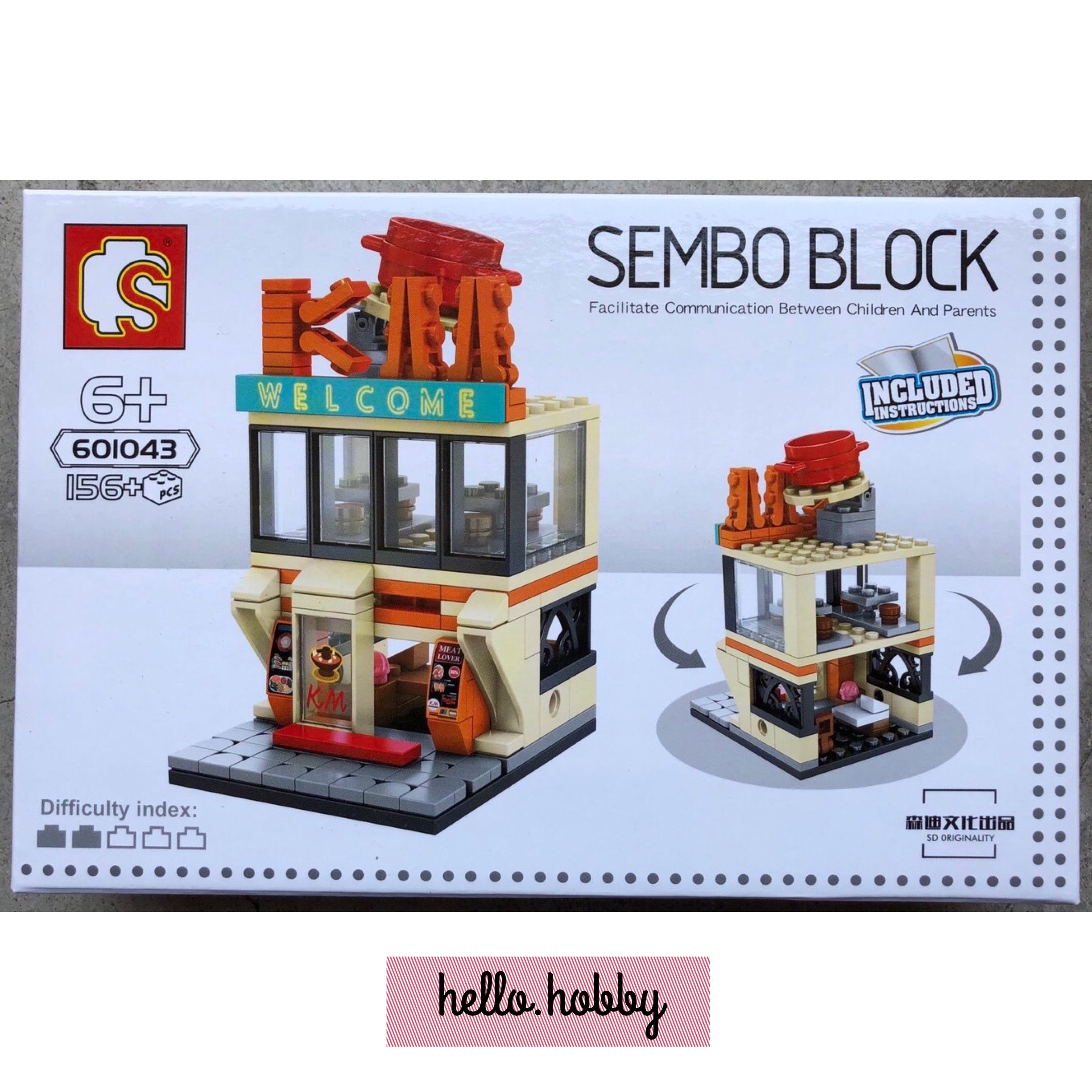 Sembo Block - 601043 - MK Suki 156pcs