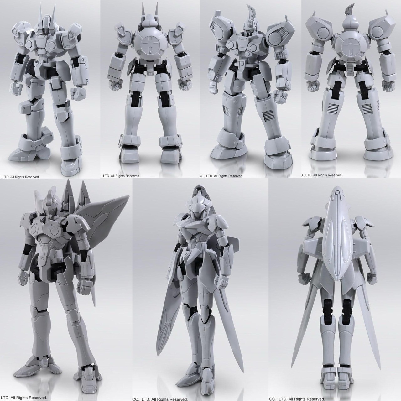 Pre-order : 1/144 Xenogears Structure Arts Plastic Model Kit Series Vol.1 All 4 Types Box by Square Enix (Reissue)