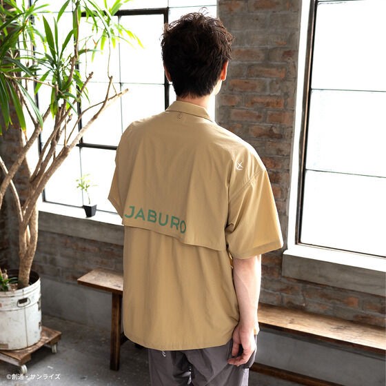PRE-ORDER : STRICT-G JABURO "Mobile Suit Gundam" Field Open Collar Shirt