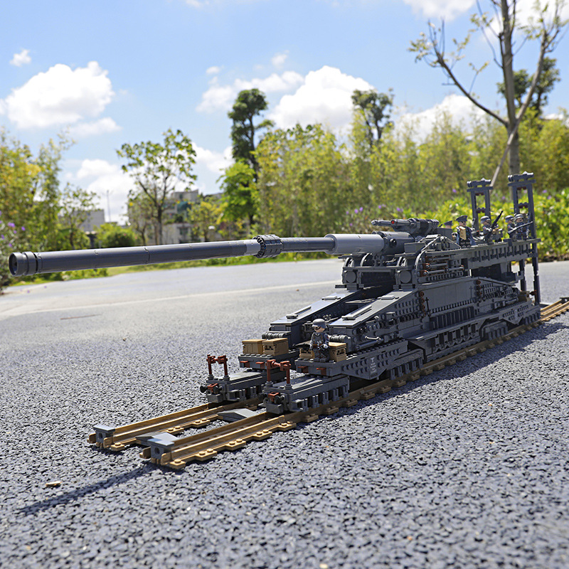 Kazi Ky 10005 Military German Railway Gun 3846pcs